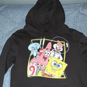 COPY - Spongebob brown hoodie. Unisex. Worn once! Size M